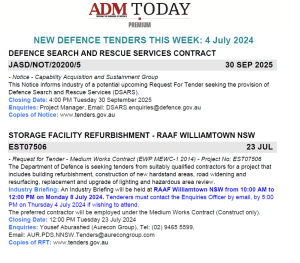 ADM Premium 782 Tenders