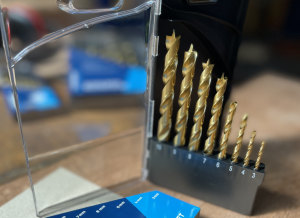 Now in smaller sets: metric brad point bits