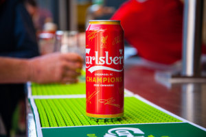 Carlsberg turns red for Liverpool win