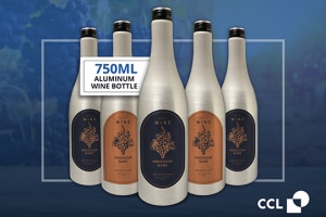 CCL intros burgundy-shaped aluminium wine bottle