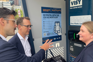 Visy launches large-format RVM in Melb CBD