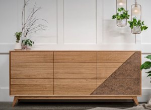 Building a dresser with chevron pattern