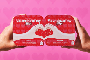 Chobani sends a Valentine to Australia