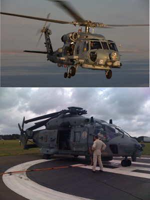 Naval helicopter tender released