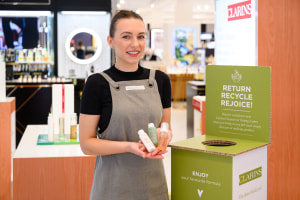 Clarins trials in-store package recycling initiative