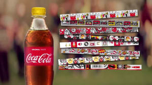 Coca-Cola makes bottle labels that turn into wristbands
