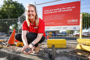 Coles cements soft plastics recycling in car park