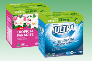 Coles Brand introduces scoopless laundry packs