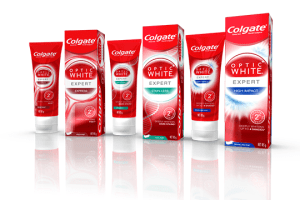 Colgate's Optic White dazzles with pack redesign