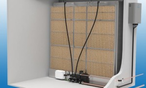 Adiabatic cooling for AHUs 