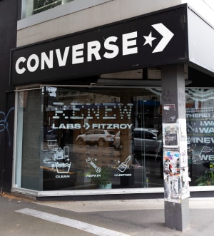 Converse opens circularity-focused space in Fitzroy
