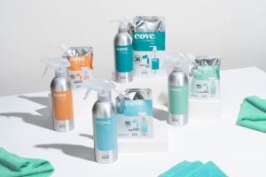 Cove cleaning products launch in refillable packs 