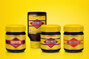 Vegemite's centenary jars roll onto shelves 