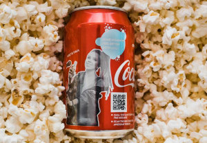 Coca-Cola reveals a message with 'sensitive' inks