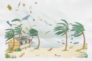 New technology maps Cyclone Debbie's path