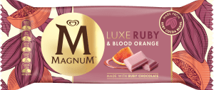 Ruby chocolate ice cream enters freezer aisle