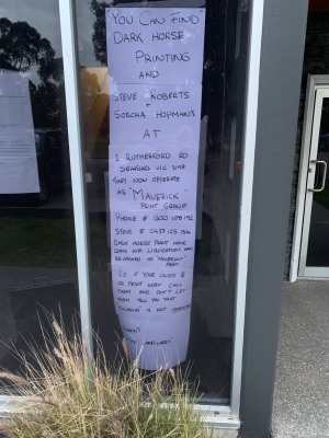 Dark Horse landlord tells printers where to go