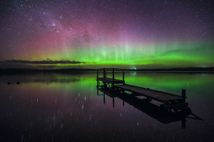 Tassie photographer named as finalist in 2021 Northern Lights Photographer of the Year