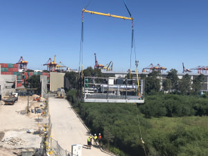 Pre-fabricated chiller module for Archie Rose Distillery 