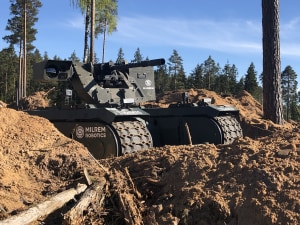 Armed unmanned ground vehicle deployed in Estonia