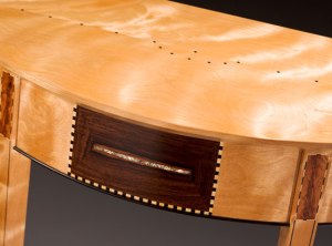 Garrett Hack's Demilune tables