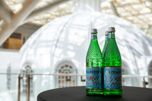 S.Pellegrino sparkles with diamond bottle
