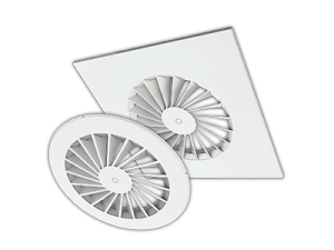 VAV diffusers for stability