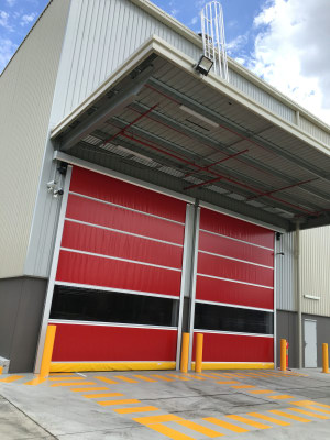 Flexible, high speed doors