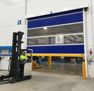 Rapid roll for temperature control 