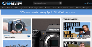 DPReview to cease operations