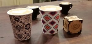 Coffee growers championed through designer cups