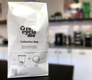Coffee cup recycling bag service gets tick of approval