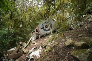 Mount Superbus hike reveals dramatic plane wreckage