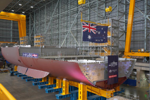 BAE Systems lays first Hunter-class keel