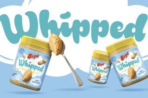 Bega debuts whipped peanut butter in recyclable pack