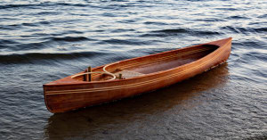 Ethan McDonald's Cedar Strip Canoe: Student Awards 2018