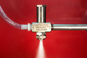 Controlling the flow with Exair spray nozzle