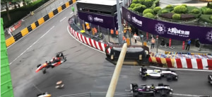 VIDEO: Australian photographer almost wiped out in horrific smash