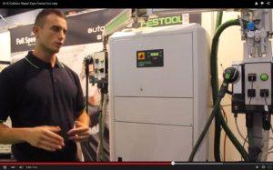 Festool four step sanding demo at Expo