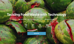 Webinar to tackle food waste