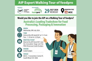 AIP to lead foodpro walking tour and PIDA showcase