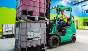 Forklift safety warning 