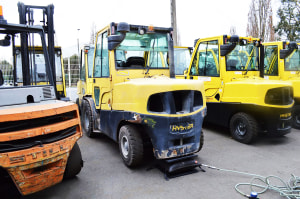 Airbags for enhanced forklift performance