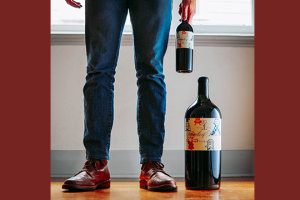 Sleek design for Christmas edition wines
