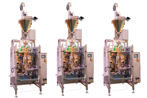 Aussie first fast VFFS for block-bottom gusset bags
