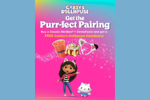 Cinnabon brings Gabby's Dollhouse down under
