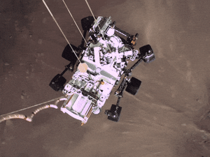 Perseverance captures the first sights and sounds of a landing on Mars 