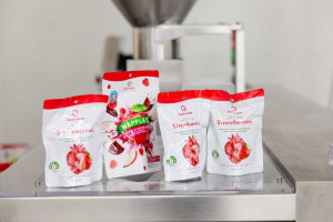 Strawberry freeze drying plant to help cut food waste