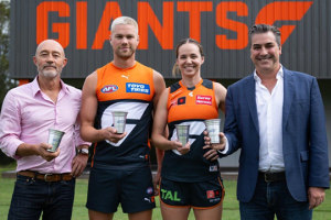 Giants partners with WOSUP in AFL-first
