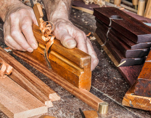 Hand worked mouldings